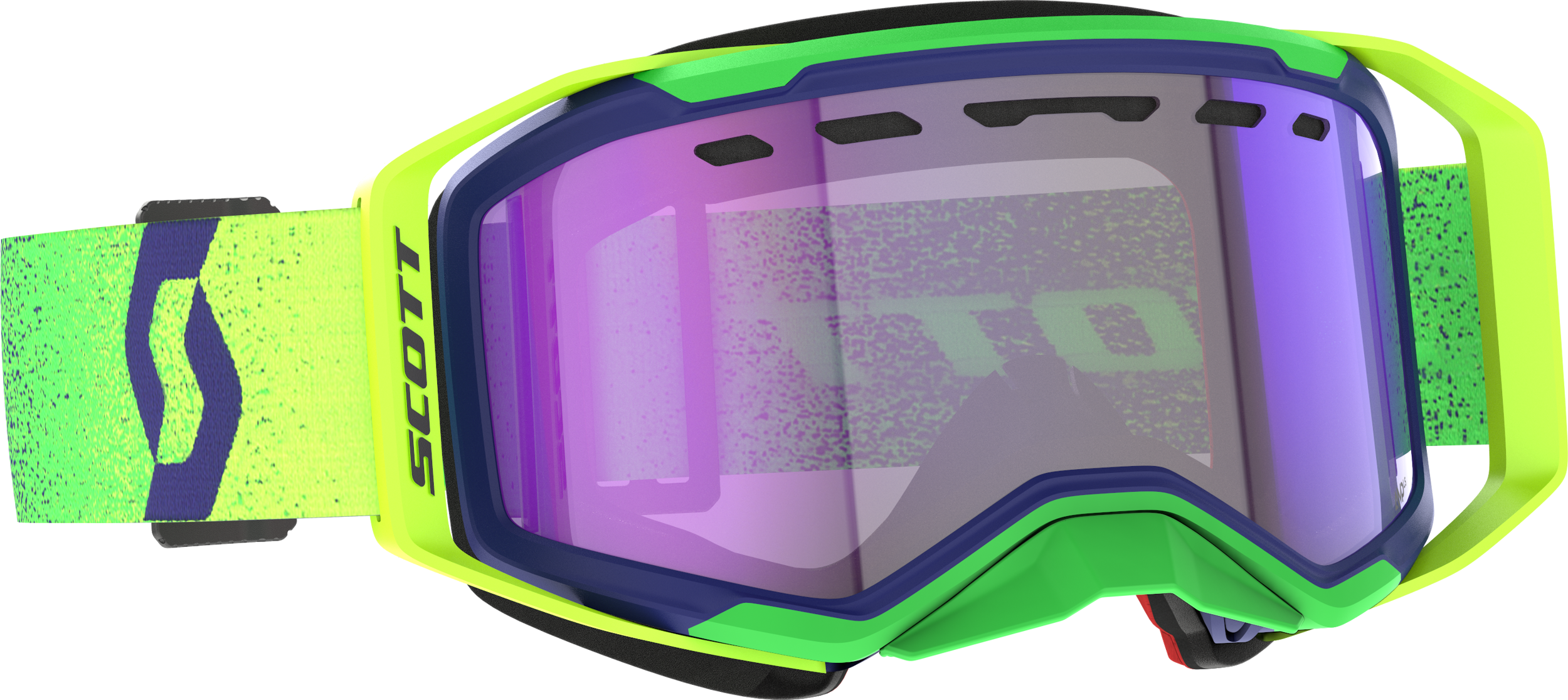 Prospect 2.0 Smb Ls Goggle Mdnt Prp/Sfty Ylw Ls Blue Chrm