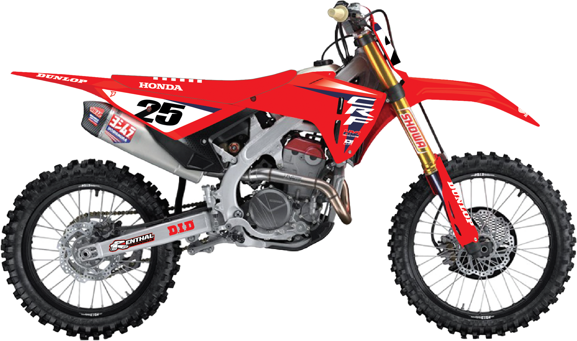 Complete Kit 25 Hrc Crf 250r (22 24) Blk Bg