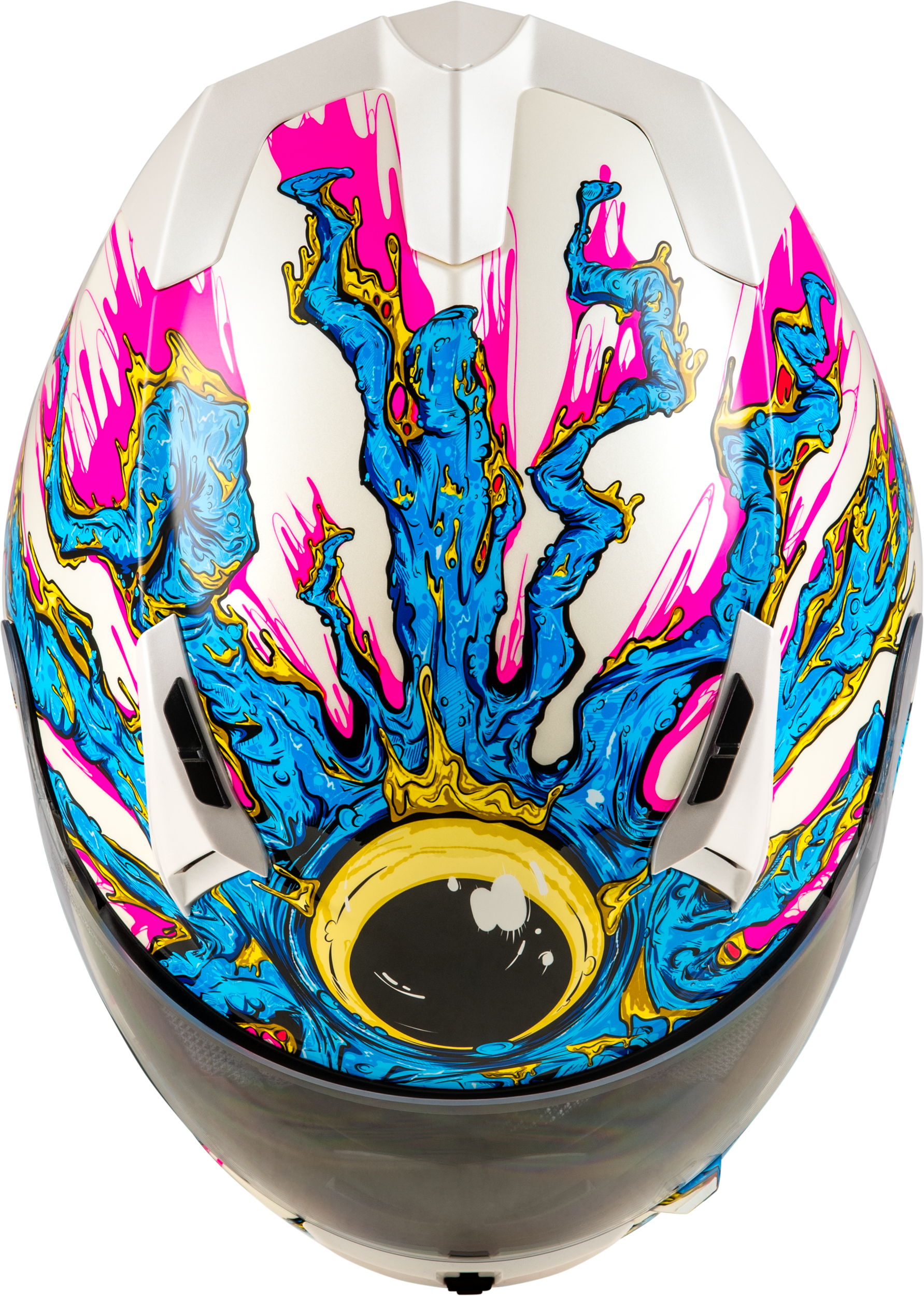 Revolt Space Creep Helmet Light Blue/White/Pink Xl