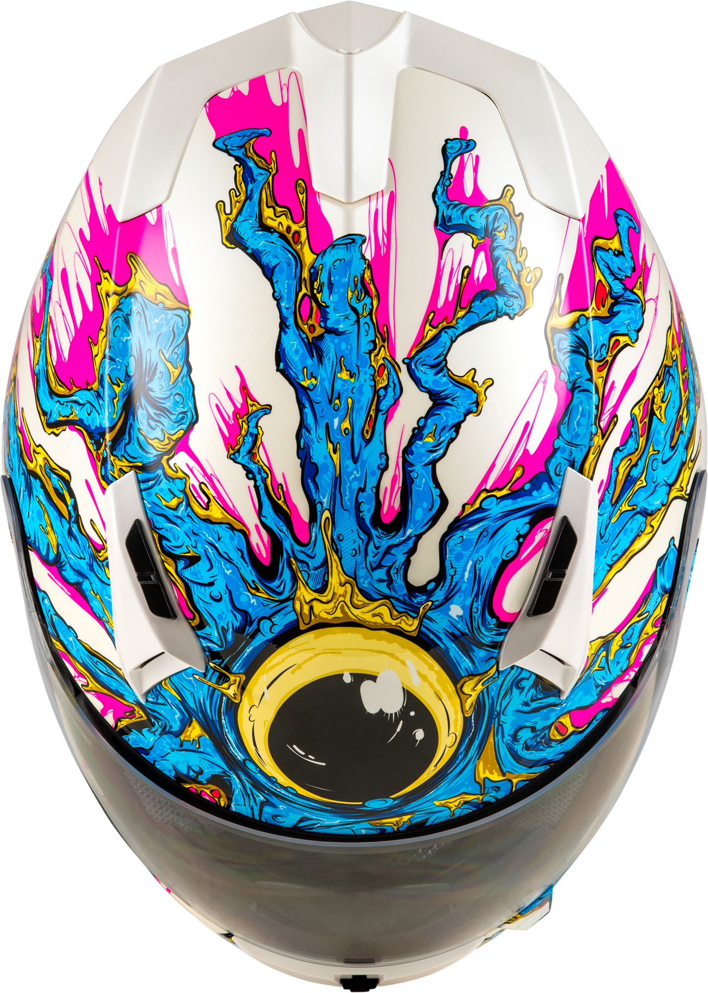 Revolt Space Creep Helmet Light Blue/White/Pink Sm