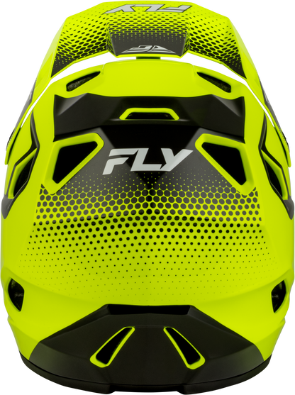 Yth Rayce Sonar Bicycle Hlmt Hi Vis/Black/White Ym