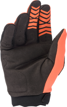 Youth & Kids Full Bore Gloves Orange/Black Ys