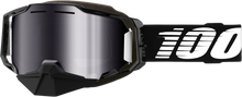 Armega Snowmobile Goggle Blk W/ Slvr Flash Mirror Lens