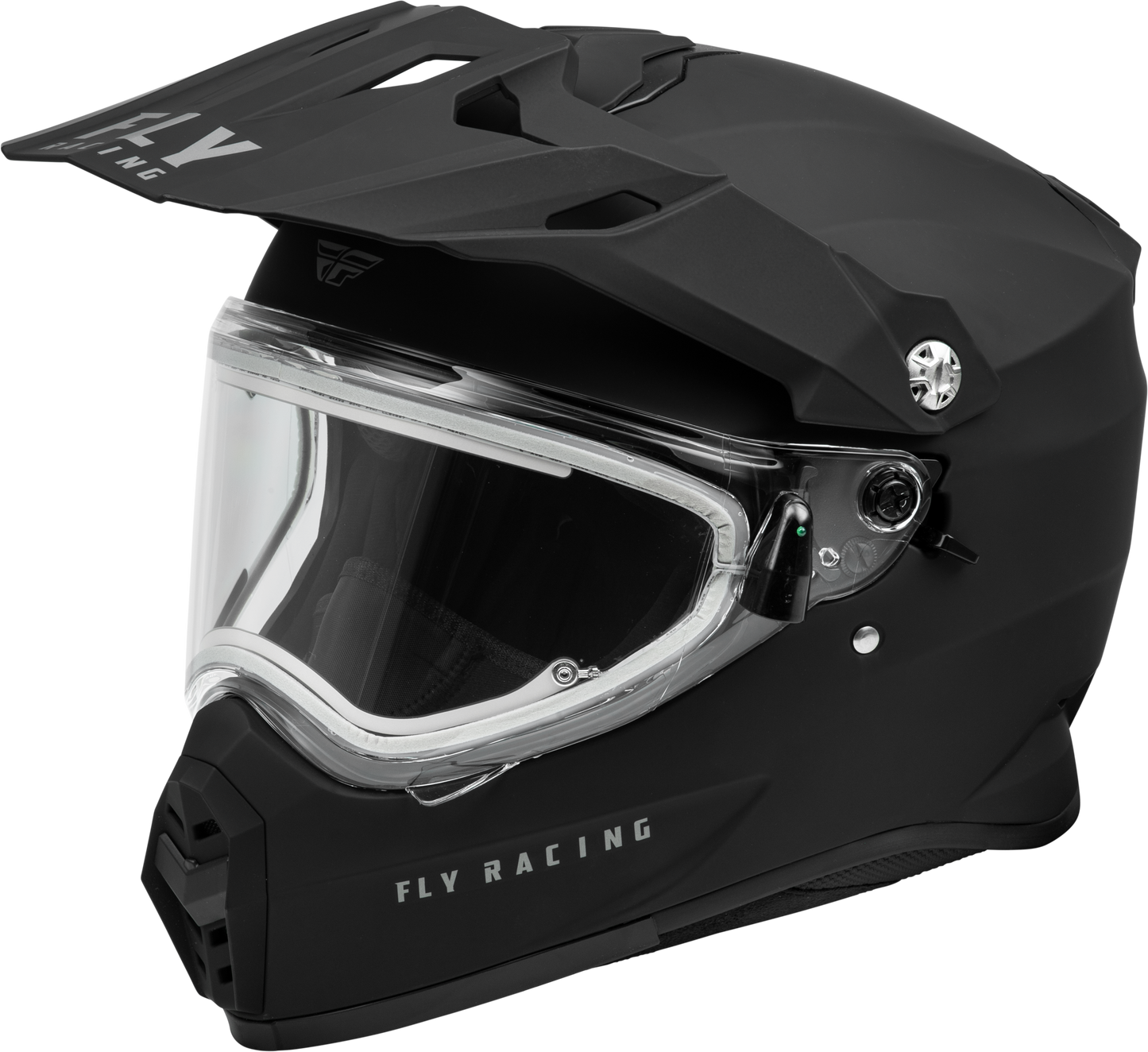 Trekker Cw Solid Helmet Elec Shld Matte Black Md