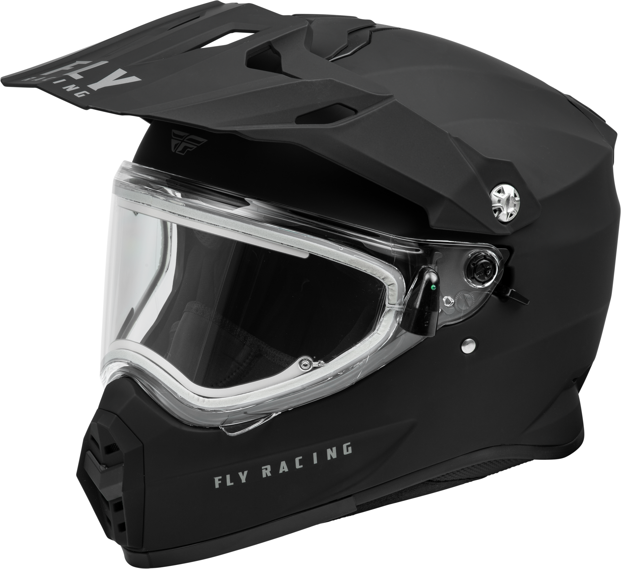Trekker Cw Solid Helmet Elec Shld Matte Black Md