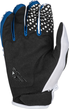 Youth Kinetic Center Gloves White/Navy Ys