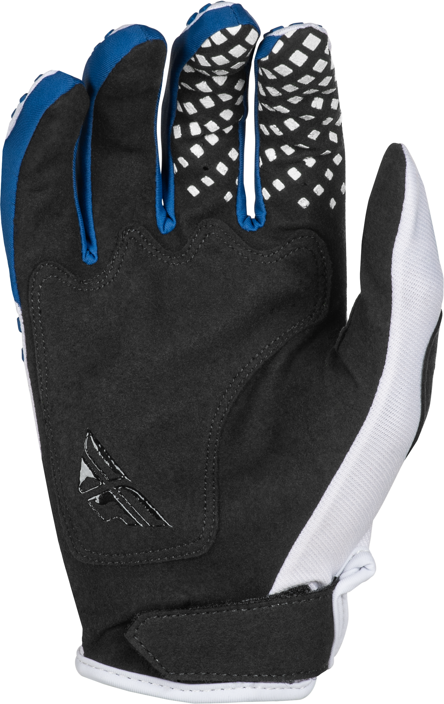 Youth Kinetic Center Gloves White/Navy Yl