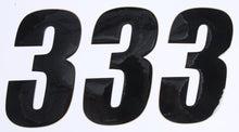 Number 3 Black 6" 3/Pk