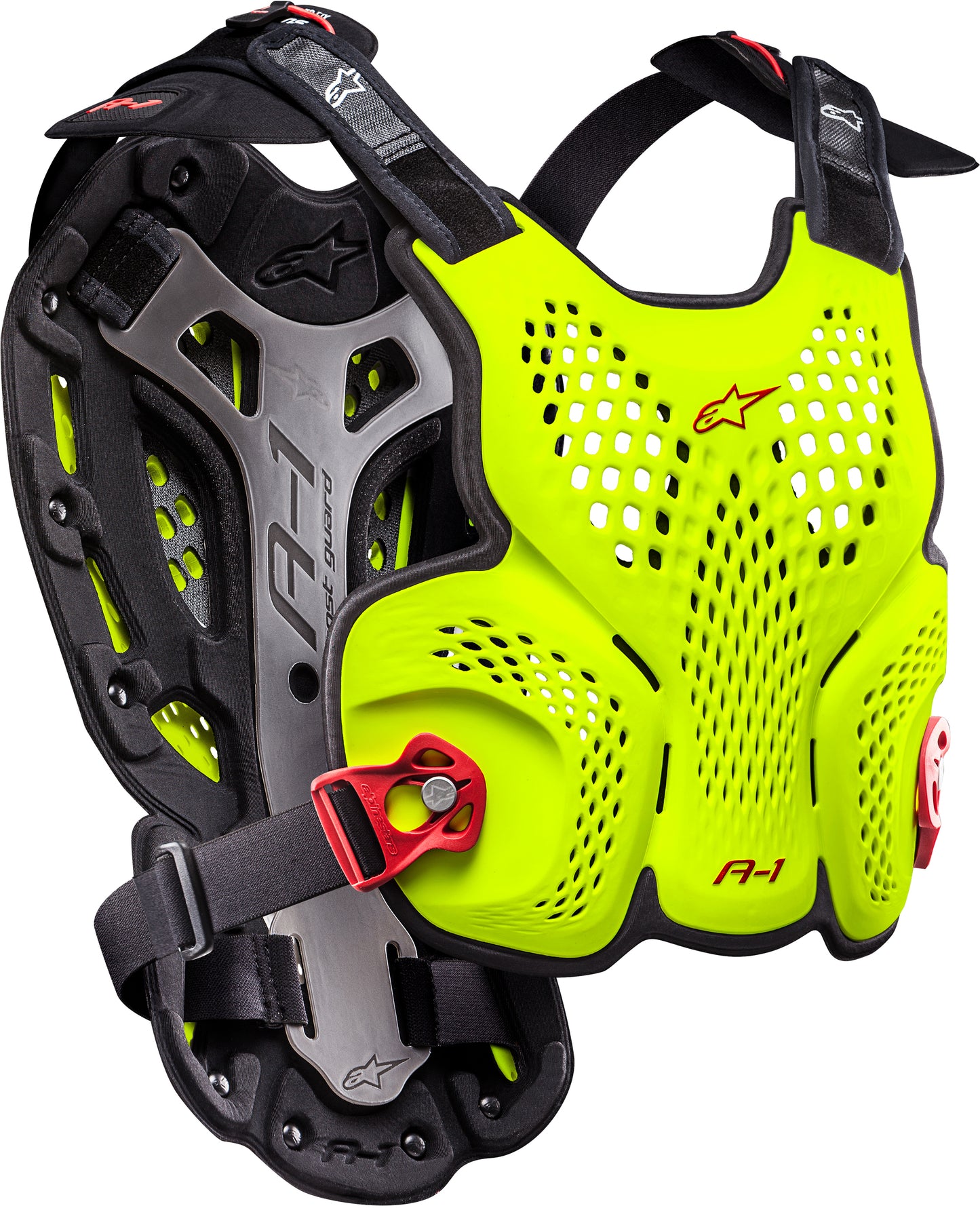 A 1 Blackjack Roost Guard Yellow/Fluorescent Red Xl/2x