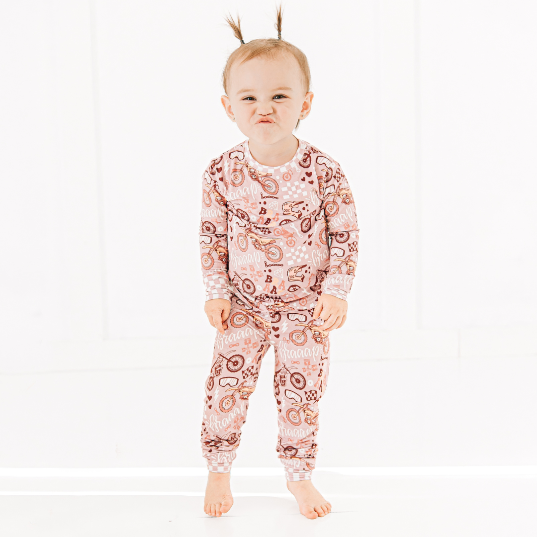 Braaap Like A Girl 2 Piece Pajamas / PREORDER: May 20 - May 27