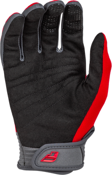 Youth F 16 Gloves Red/Charcoal/White Yl