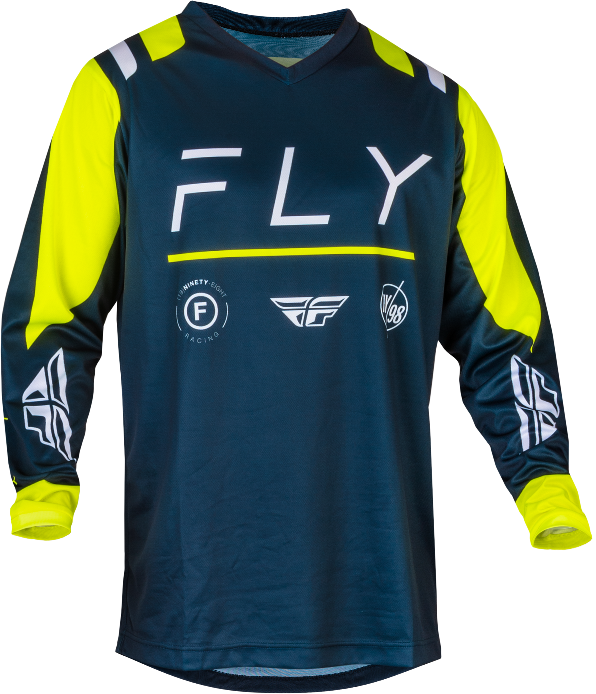 F 16 Jersey Navy/Hi Vis/White Lg