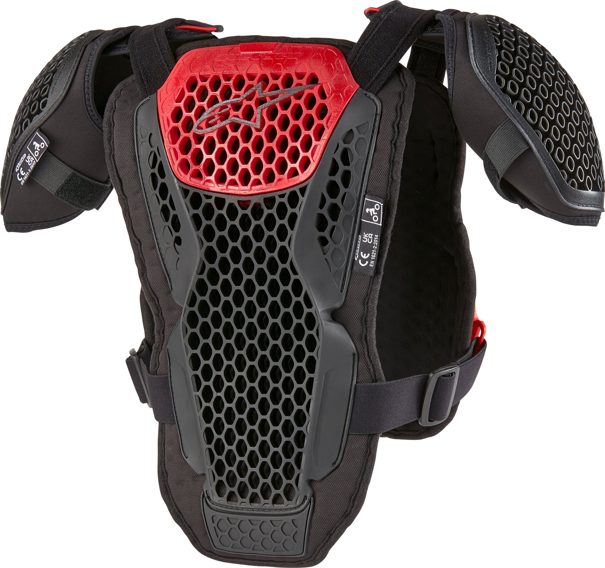 Bionic Action Youth Chest Protector Blk/Red Lg/Xl