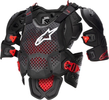 A 10 V2 Full Chest Protector Anthracite/Black/Red Xs/Sm