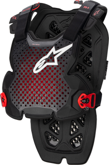 A 1 Chest Protector Anthracite/Black/Red  Xl/2x