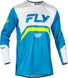 Rayce Bicycle Jersey Blue/White/Lime Green Lg