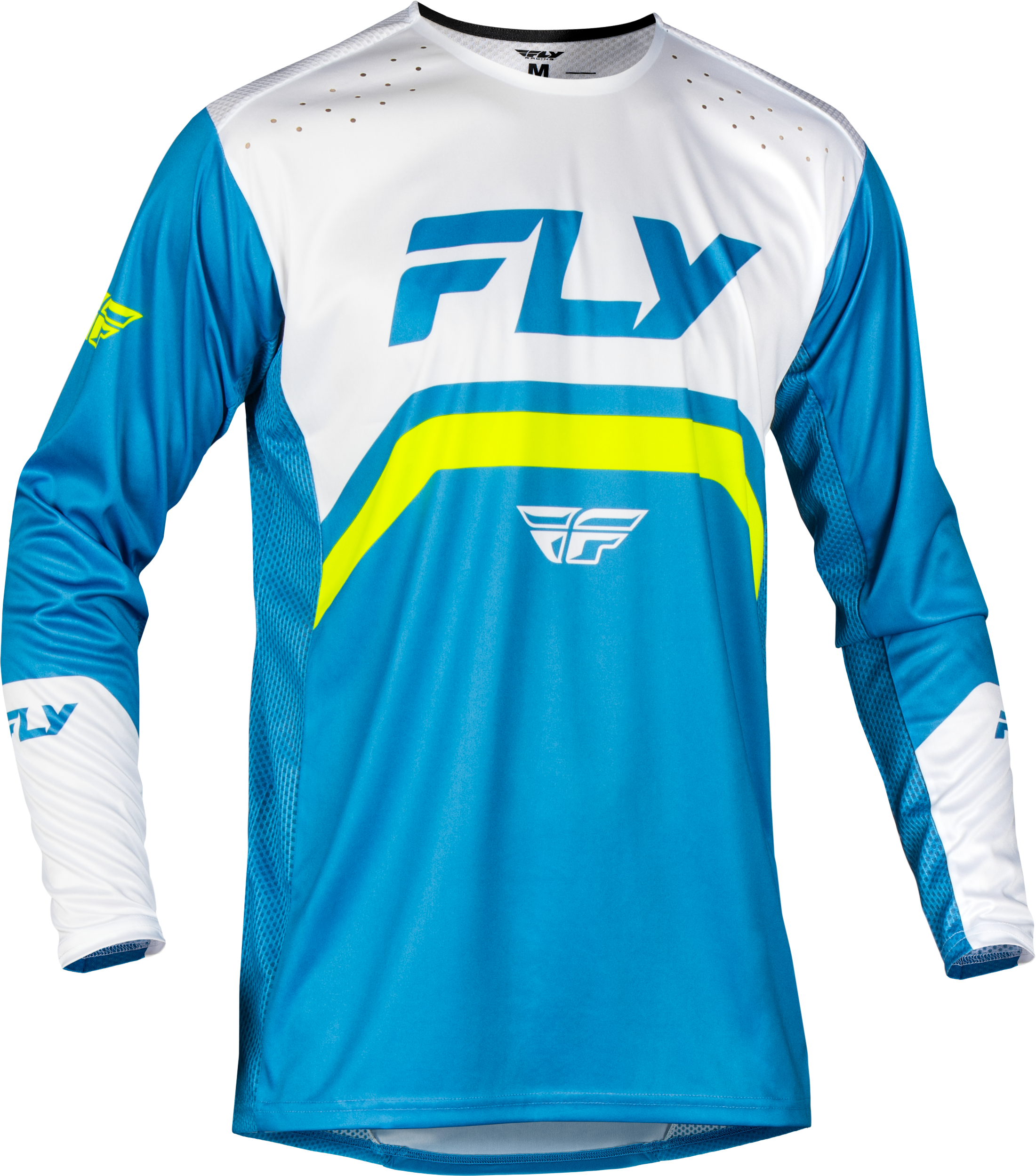 Rayce Bicycle Jersey Blue/White/Lime Green 2x