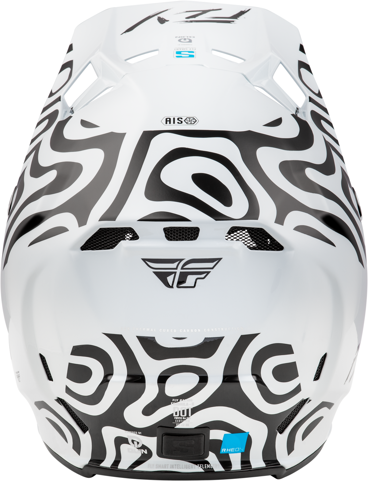 Youth Formula S Carbon Abyss Helmet White/Black Yl