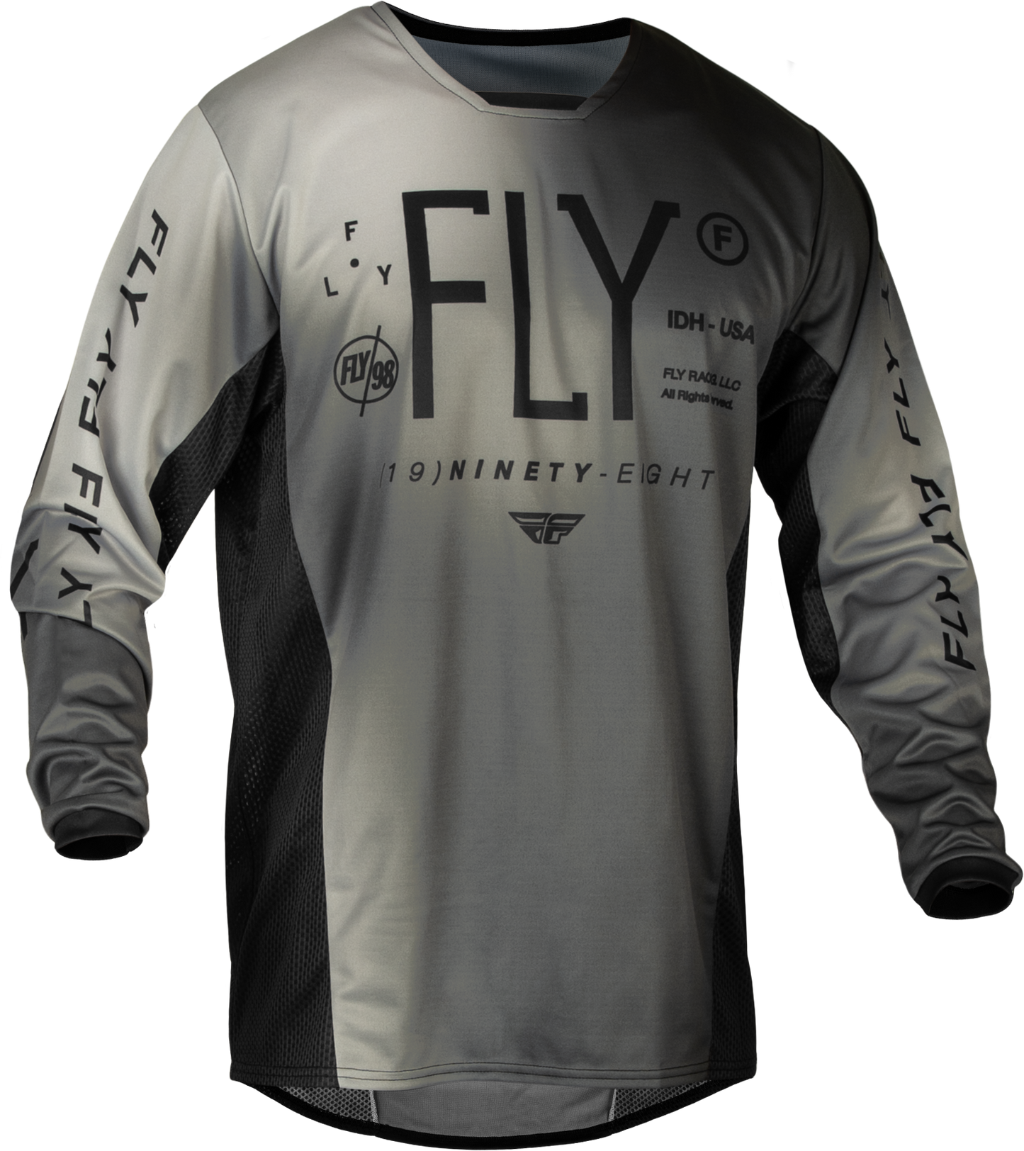 Youth Kinetic Prodigy Jersey Black/Light Grey Ym