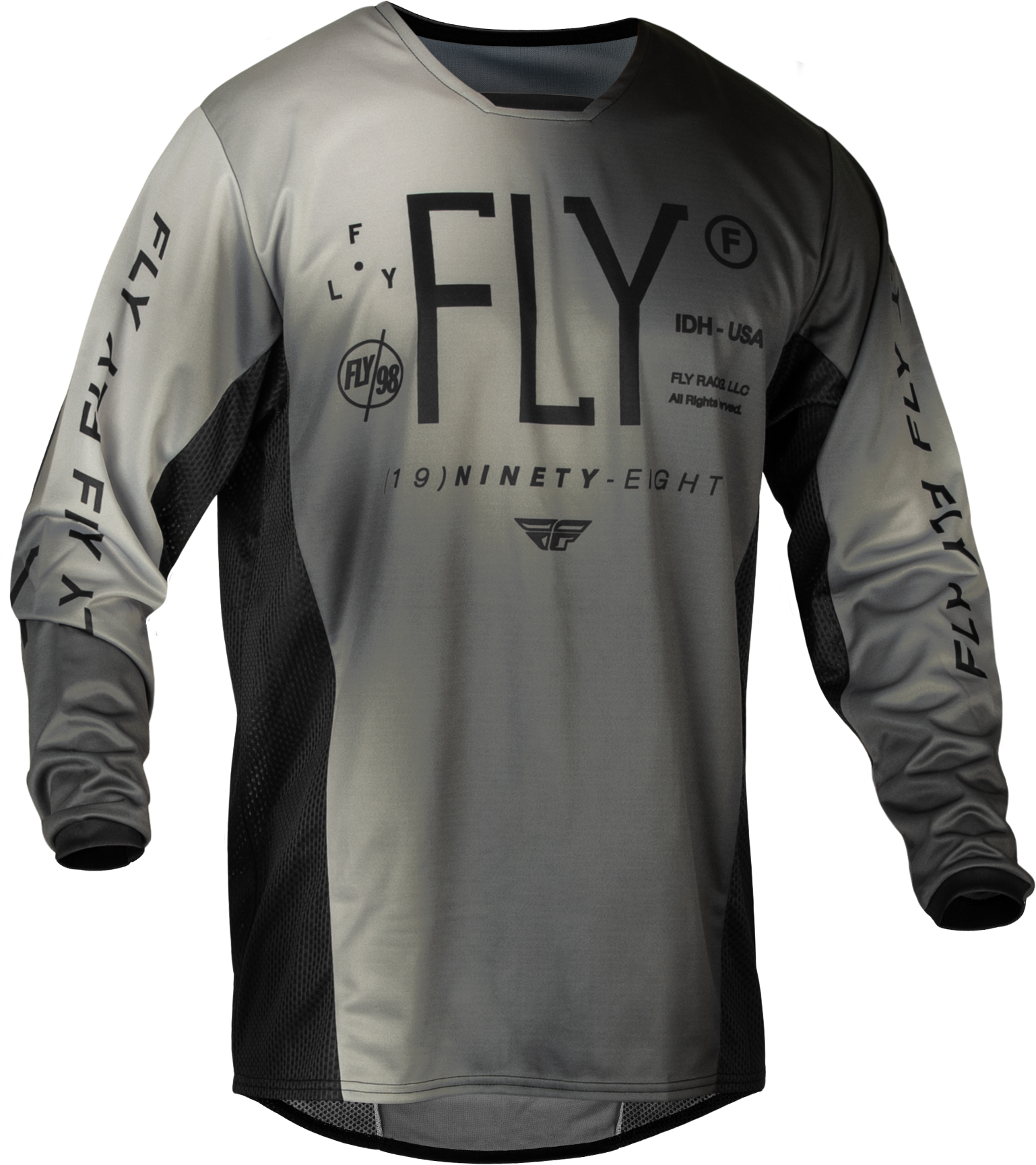 Youth Kinetic Prodigy Jersey Black/Light Grey Ym