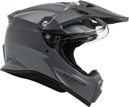 Trekker Solid Helmet Grey Sm