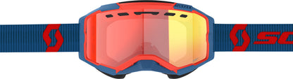 Fury Snowcross Ls Goggle Drk Blu/Neon Red Red Chrome