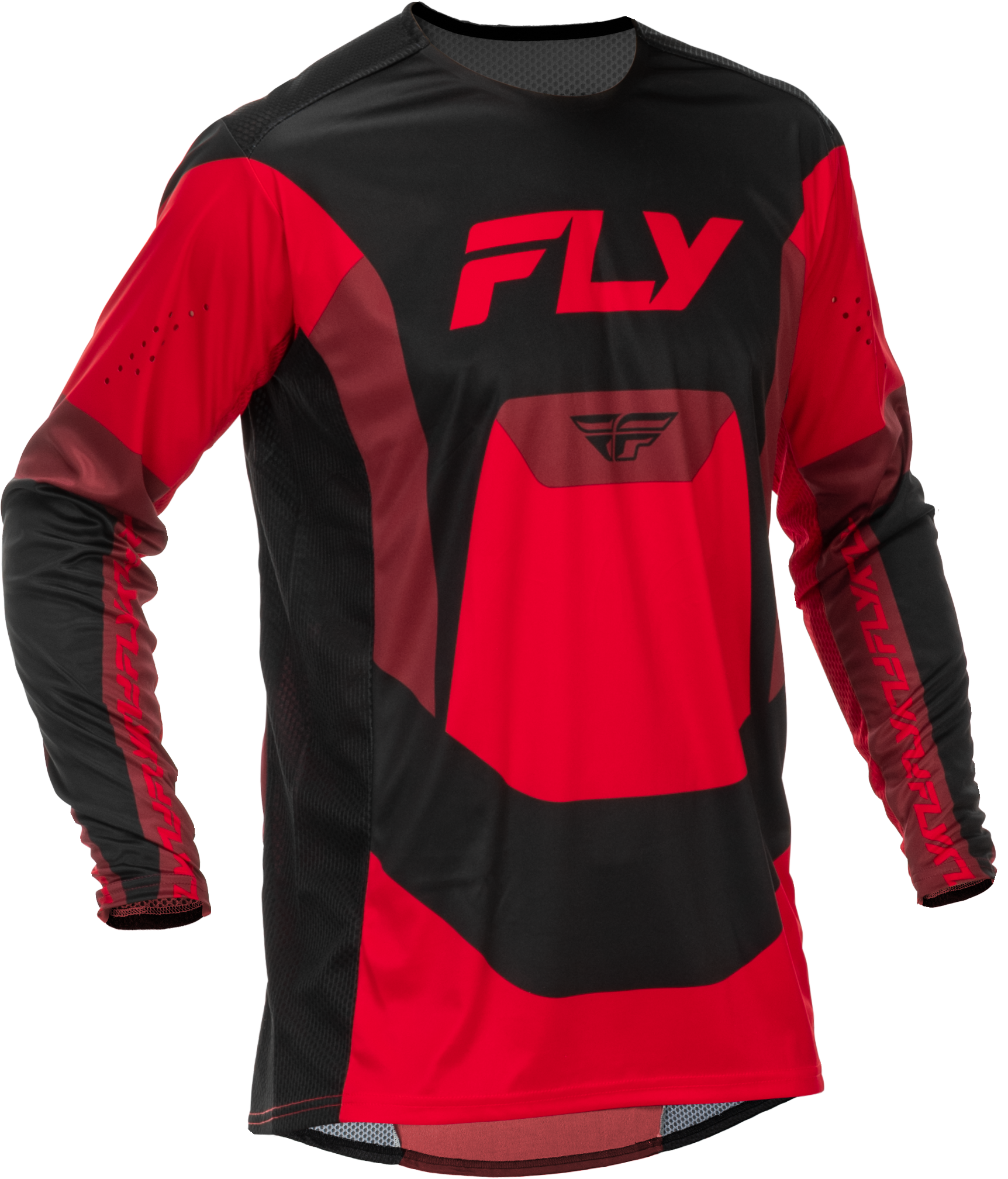 Lite Jersey Black/Red Sm