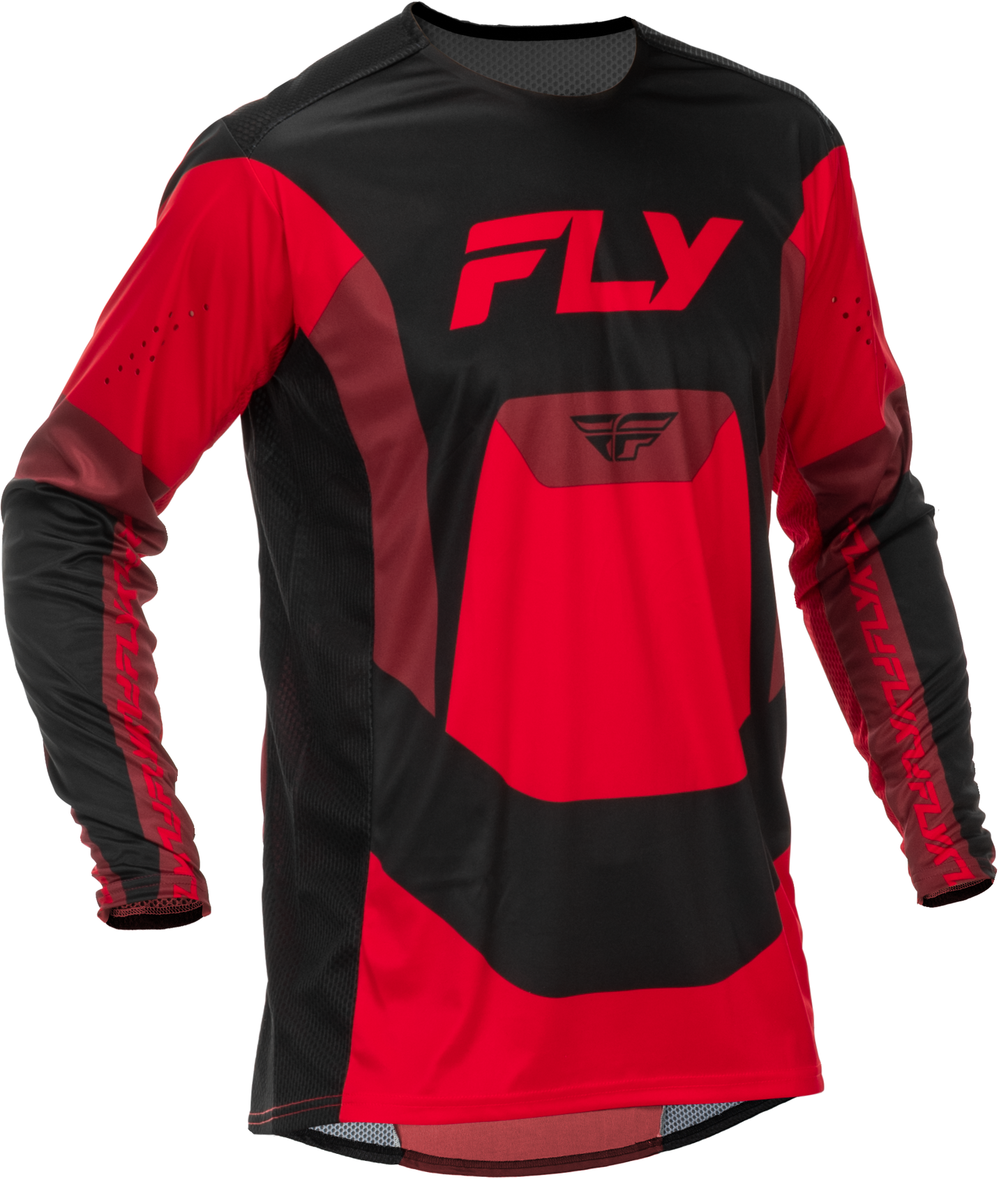 Lite Jersey Black/Red Lg