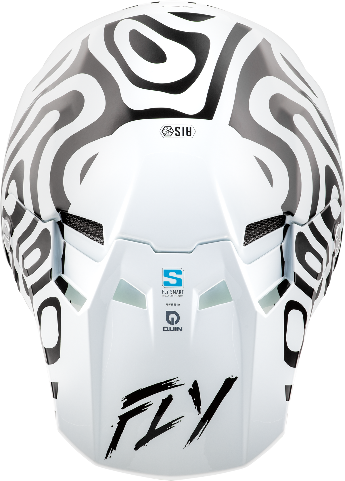 Youth Formula S Carbon Abyss Helmet White/Black Yl