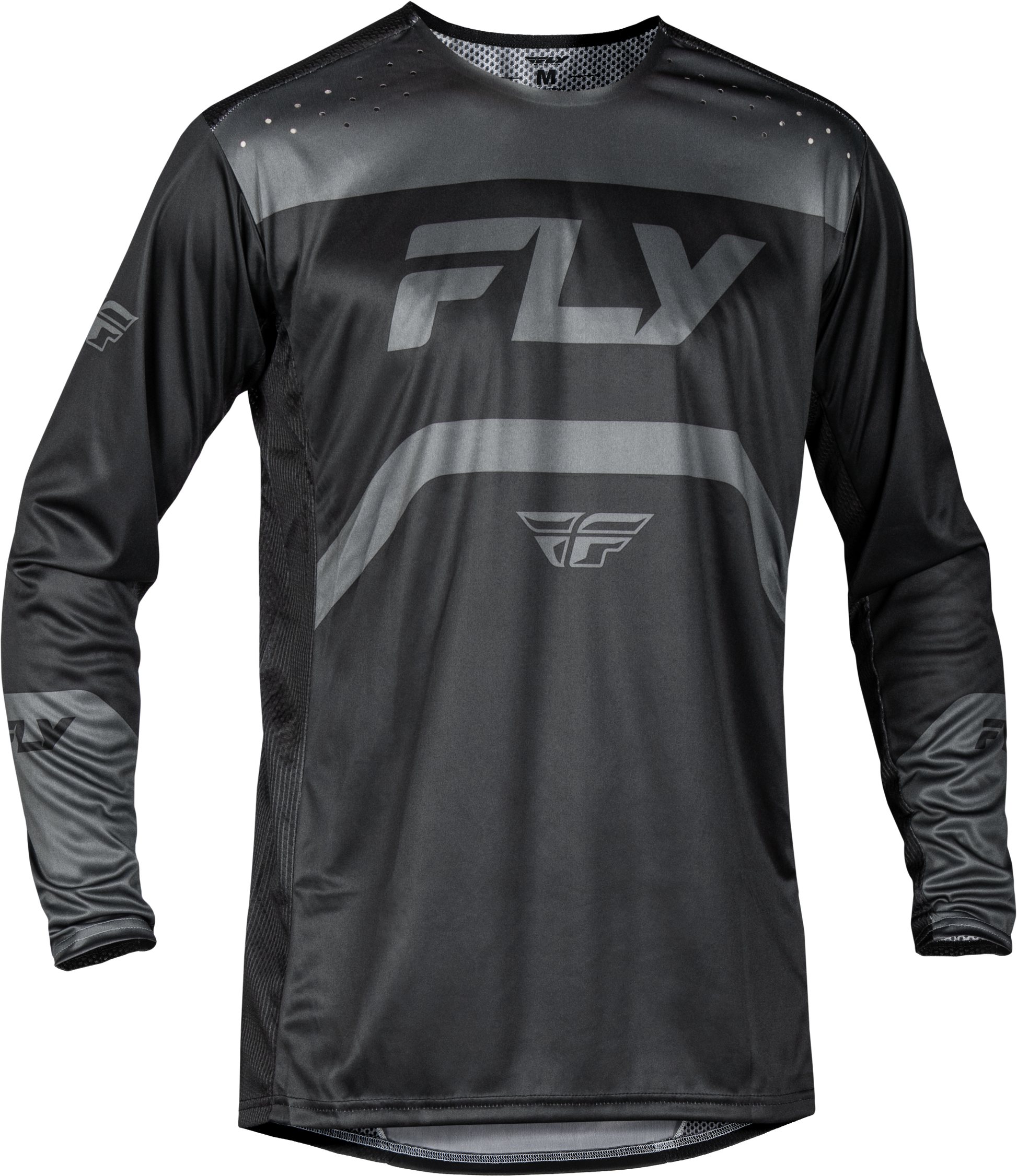 Youth Rayce Bicycle Jersey Black/Charcoal Ym