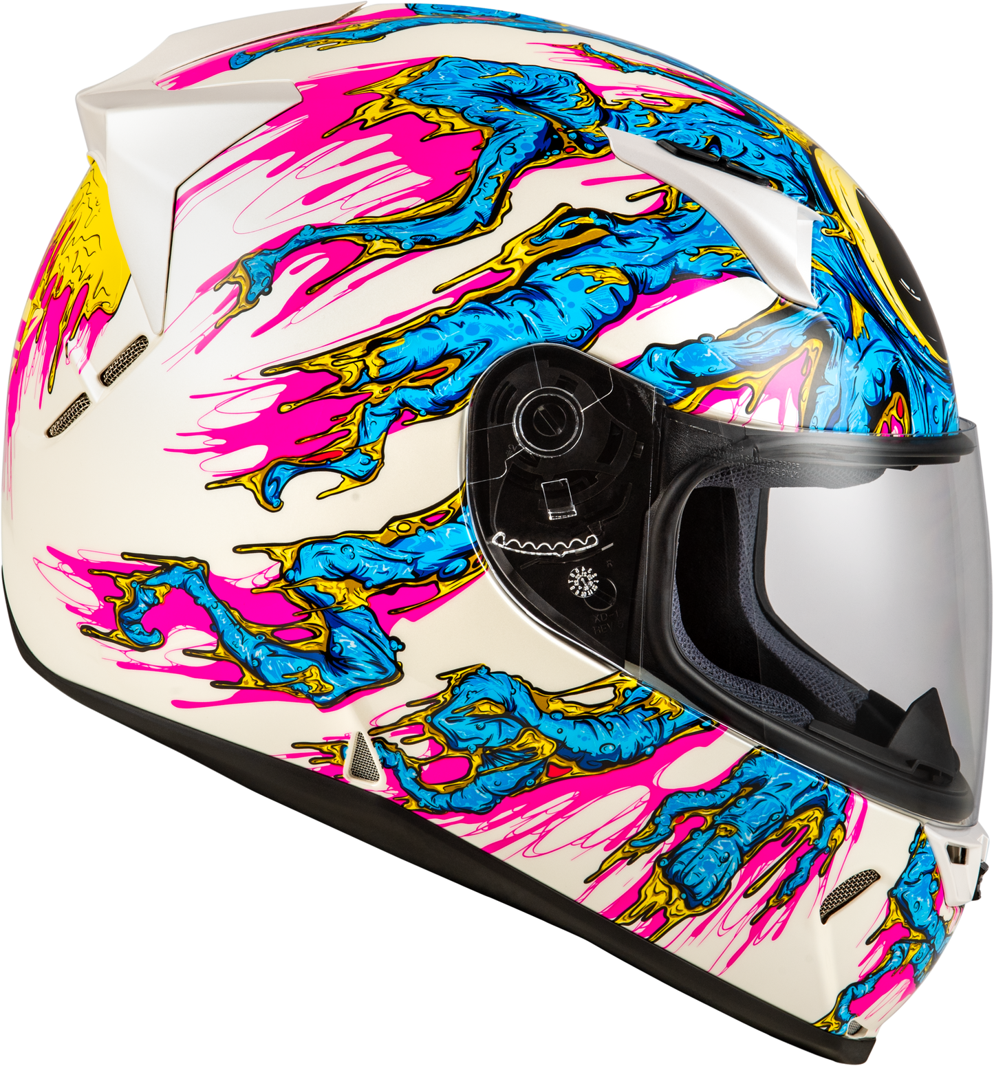 Revolt Space Creep Helmet Light Blue/White/Pink Md