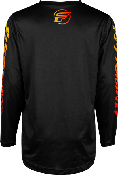 Youth F 16 Jersey Black/Yellow/Orange Yxl