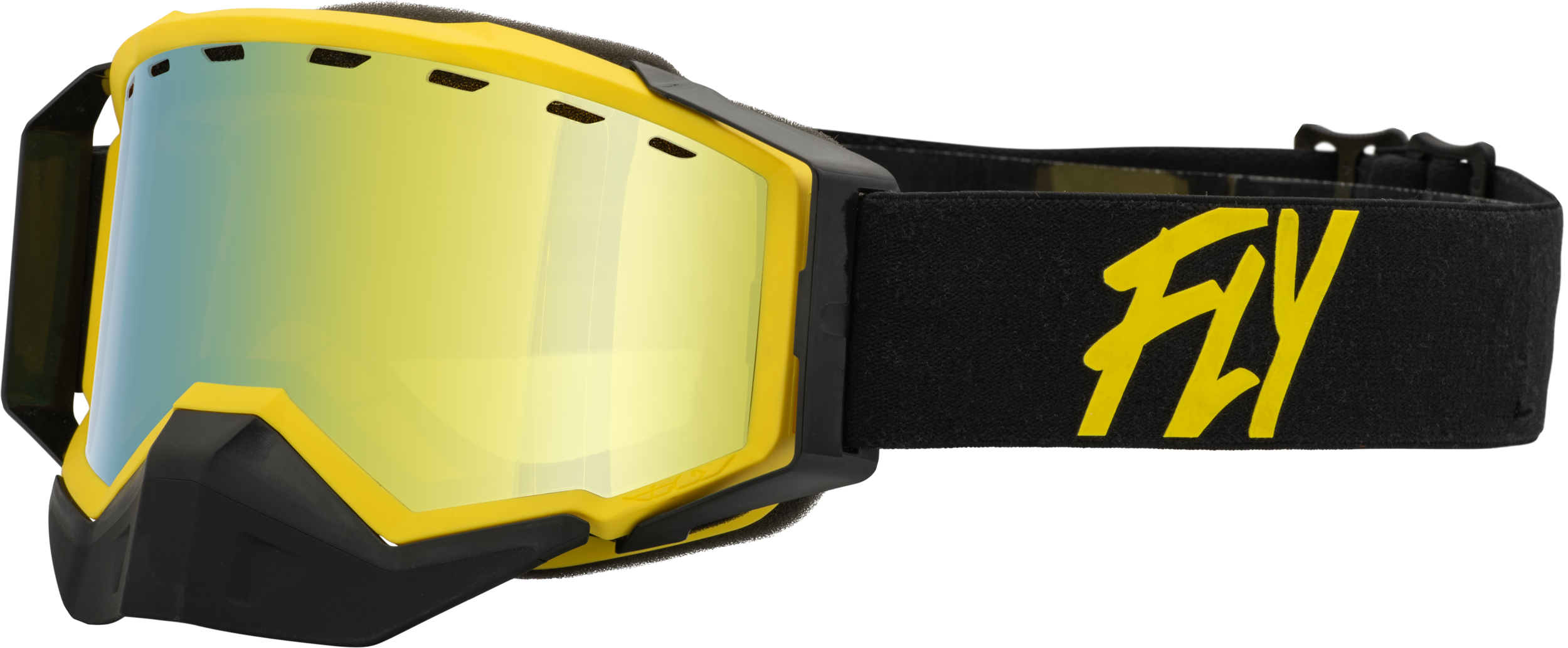 Zone Snow Goggle Black/Yellow W/ Gold Mirror/Yellow Lens