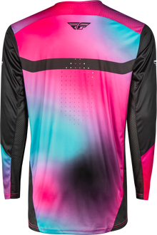 Rayce Bicycle Jersey Fuschia/Black/Teal Sm