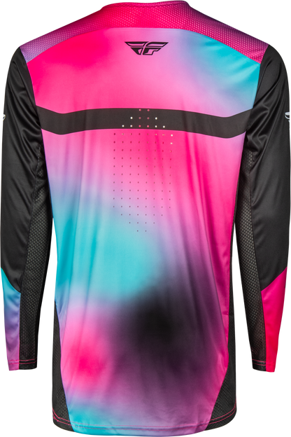 Rayce Bicycle Jersey Fuschia/Black/Teal Sm