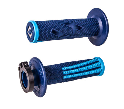 ODI Emig Pro V2 Lock On Grip - Blue/Light Blue