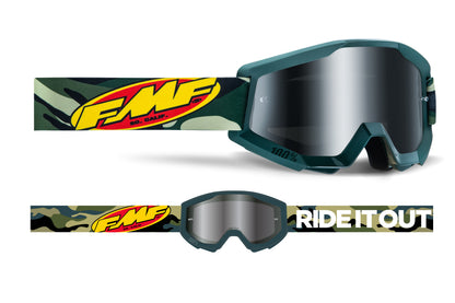 Powercore Goggle Assault Camo Mirror Silver Lens