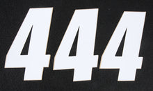 Number 4 White 4" 3/Pk