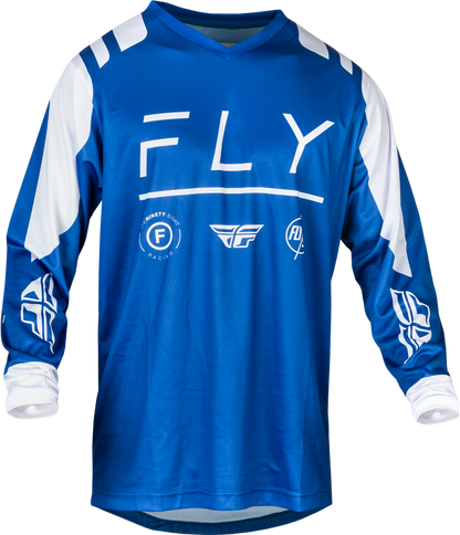 F 16 Jersey True Blue/White 2x