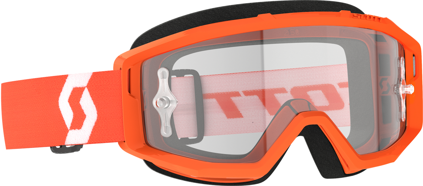 Primal Goggle Orange/White Clear Works