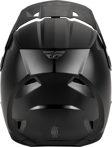 Youth Kinetic Solid Helmet Matte Black Ys