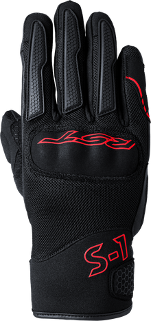 S1 Mesh Ce Glove Black/Red  Xl