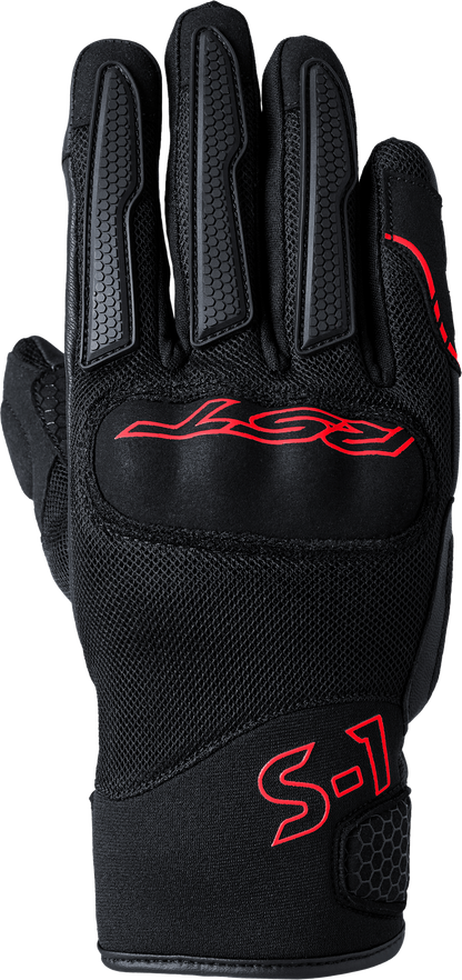 S1 Mesh Ce Glove Black/Red  Lg