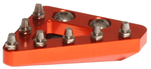 Solid Rear Brake Tip Orange