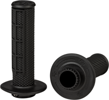 Control Mx Lock On Grips Black   Half Waffle