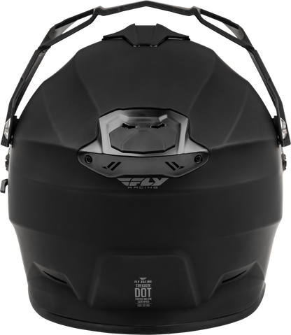 Trekker Cw Solid Helmet Dual Shld Matte Black Sm