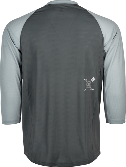 Ripa 3/4 Sleeve Jersey Grey/Light Grey Sm