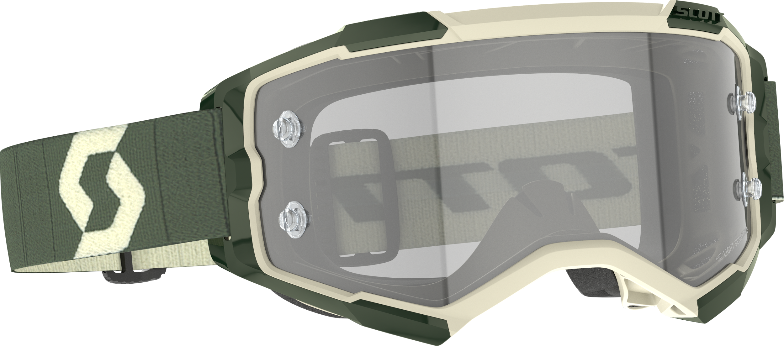 Fury Ls Goggle Kaki Green Ls Grey Works