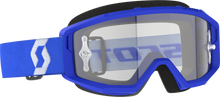Primal Goggle Blue/Whtie Clear Works