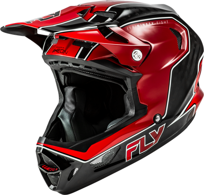 Werx R Flow Carbon Helmet Black Carbon/Red Xs